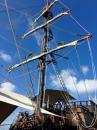 Black Magic is one of 2 2-masted schooners in the Rodney Bay Lagoon: Wouldn
